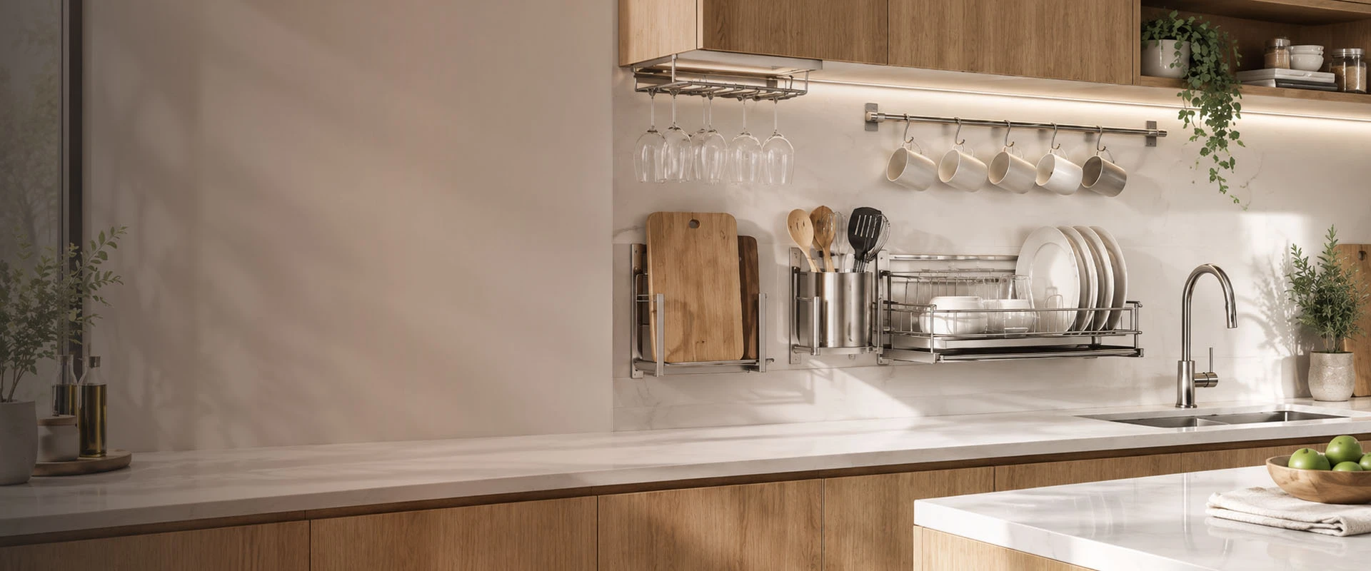 Kitchen dish rack